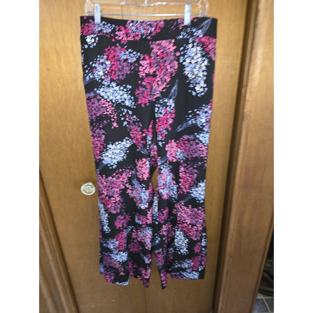 14/16‎ Lane Bryant Floral Wide Leg Pants Palazzo Pants NWT
